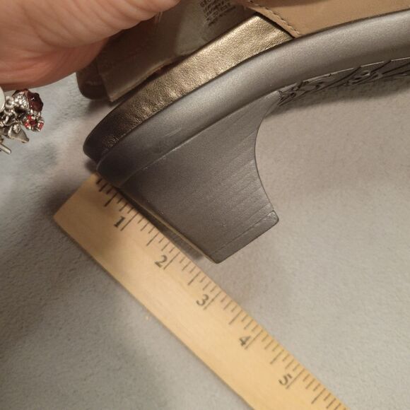 Abeo Bio System Brow Sandals Mid heels Shoes Size 9 - Picture 4 of 5